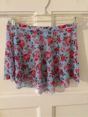 Elegant floral ballet skirt